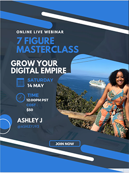 7 Figure Masterclass: Grow Your Digital Empire webinar cover